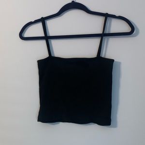 SOLD || black brandy melville tank top